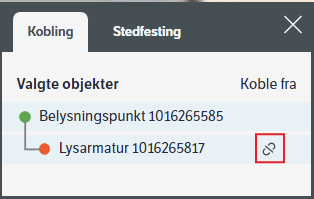 Kobling og frakobling mellom objekter